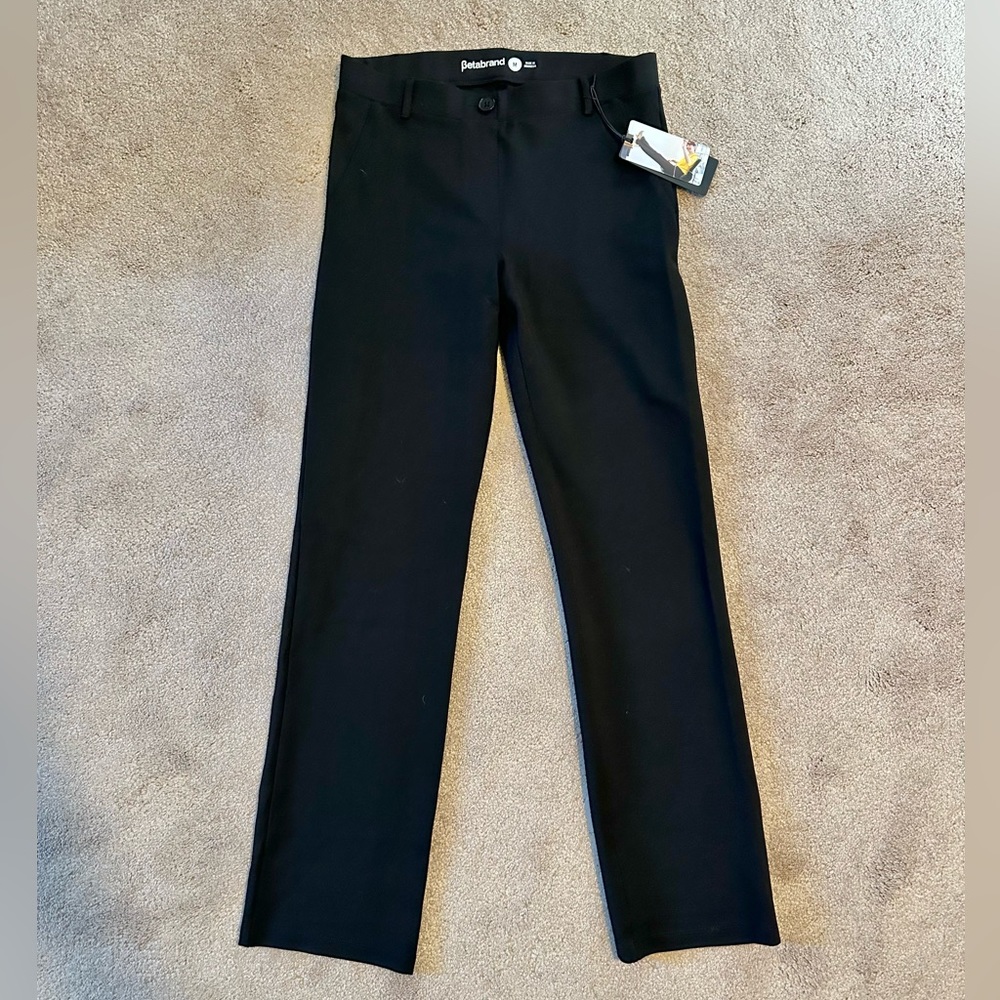 Betabrand Straight-Leg Classic Dress Pant Yoga Pant - Picture 5 of 6